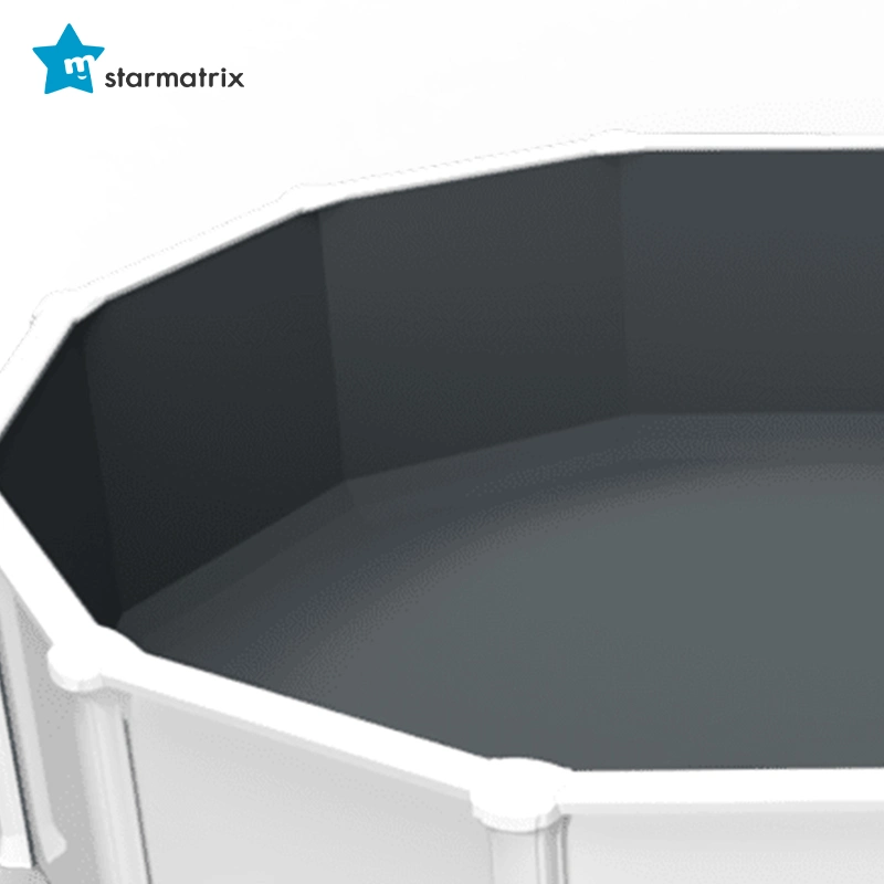 Starmatrix	High quality/High cost performance ، 1.5 مم، بطانة بركة من الفينيل الأزرق PVC