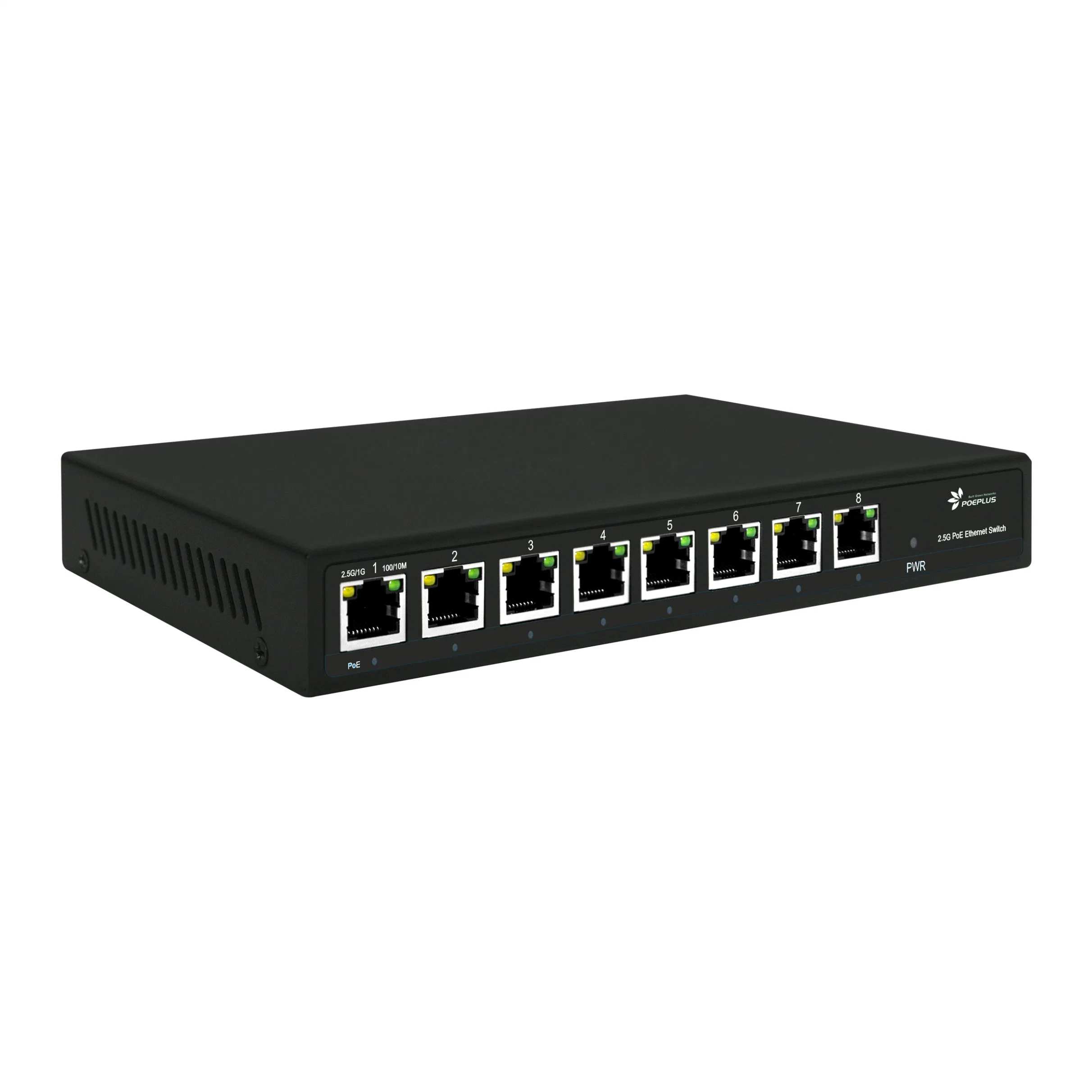 8 Port Full 2.5g Smart Web Managed Poe Switch 802.3at/Bt