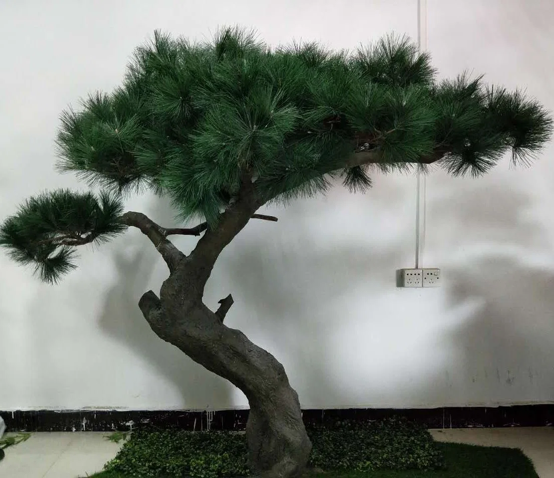 Simulation de cèdre hautement artificiel jardin de plantes de pin d'aménagement paysager Pine Tree Bonsai