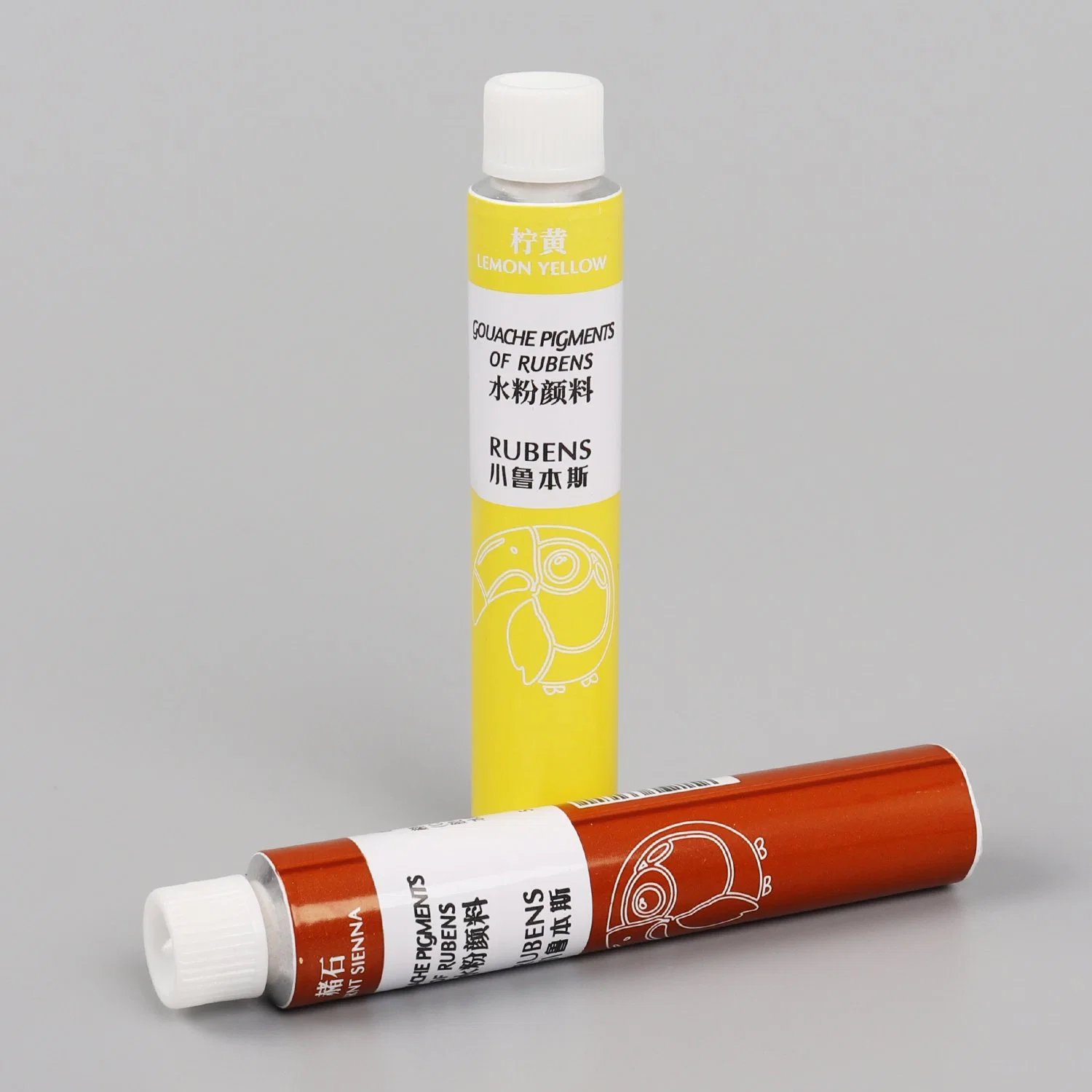 Adaptado de 4 a 6 Colores Impresión Lip Gloss Tubos tubo de Pintura personalizada suave