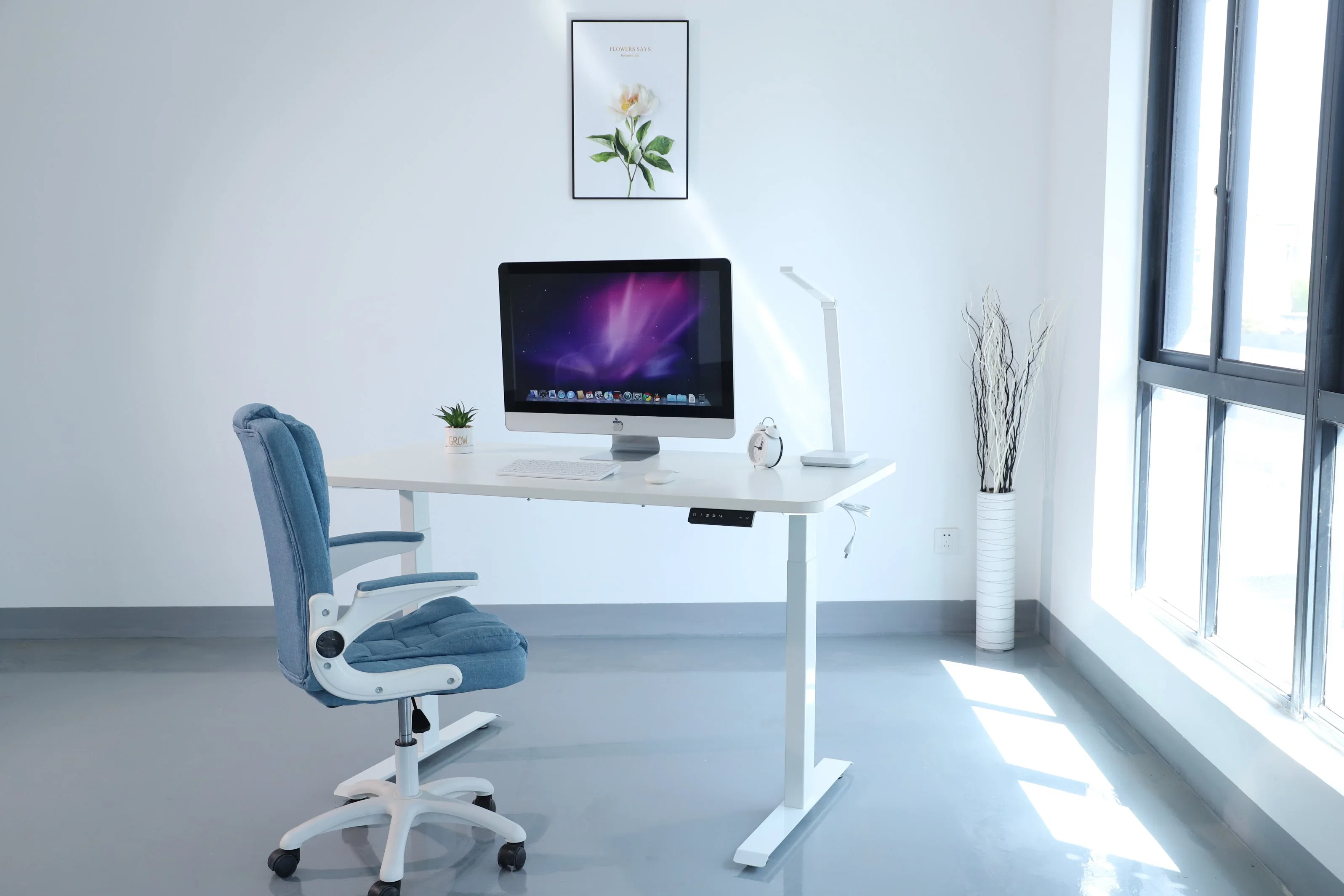 Fashion Nate Home Office China Ergonomics Motorized Table Executive Standing Escritorio Nt33-2A2