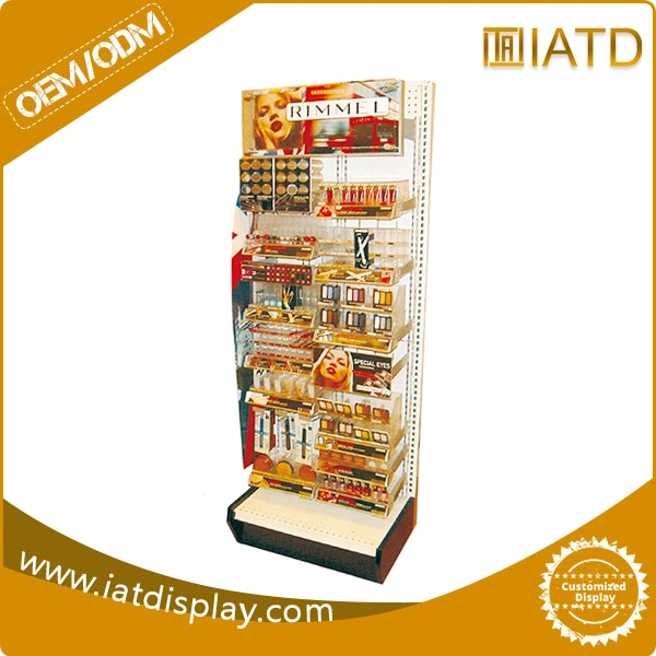 Customized POS Pop up Metal Wire Steel Store Floor Storage Wall Book Supermarket Gondola Retail Display Rack Shelf