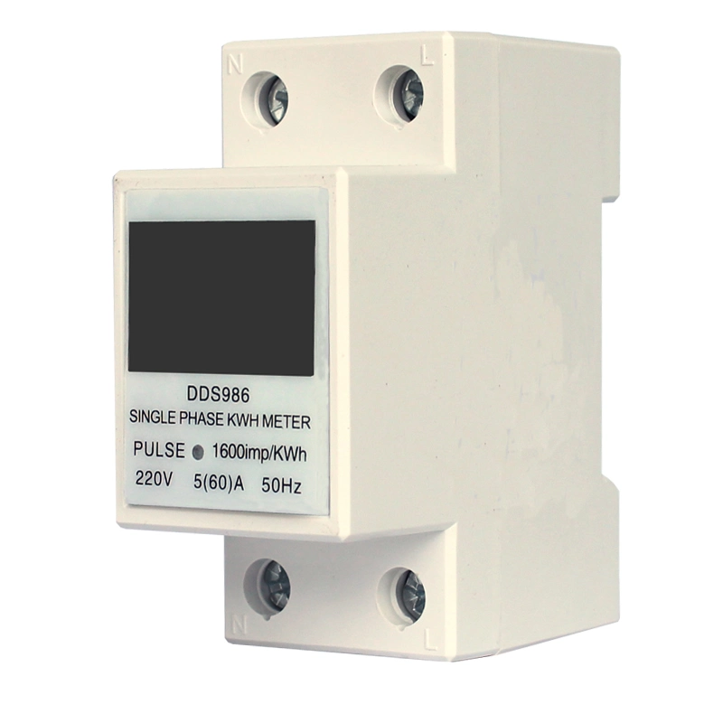 2p Digital 1phase 2wire DIN Rail Mounted Smart Electric Power Meter