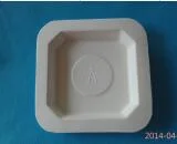 Eco-Friendly Biodegradable Disposable Sugarcane Bagasse Suqare Cake Plate