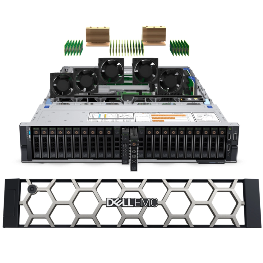 Remises promotionnelles Original Dell PowerEdge R740 Intel Xeon Silver 4310t Serveur rack 10c/20t H330