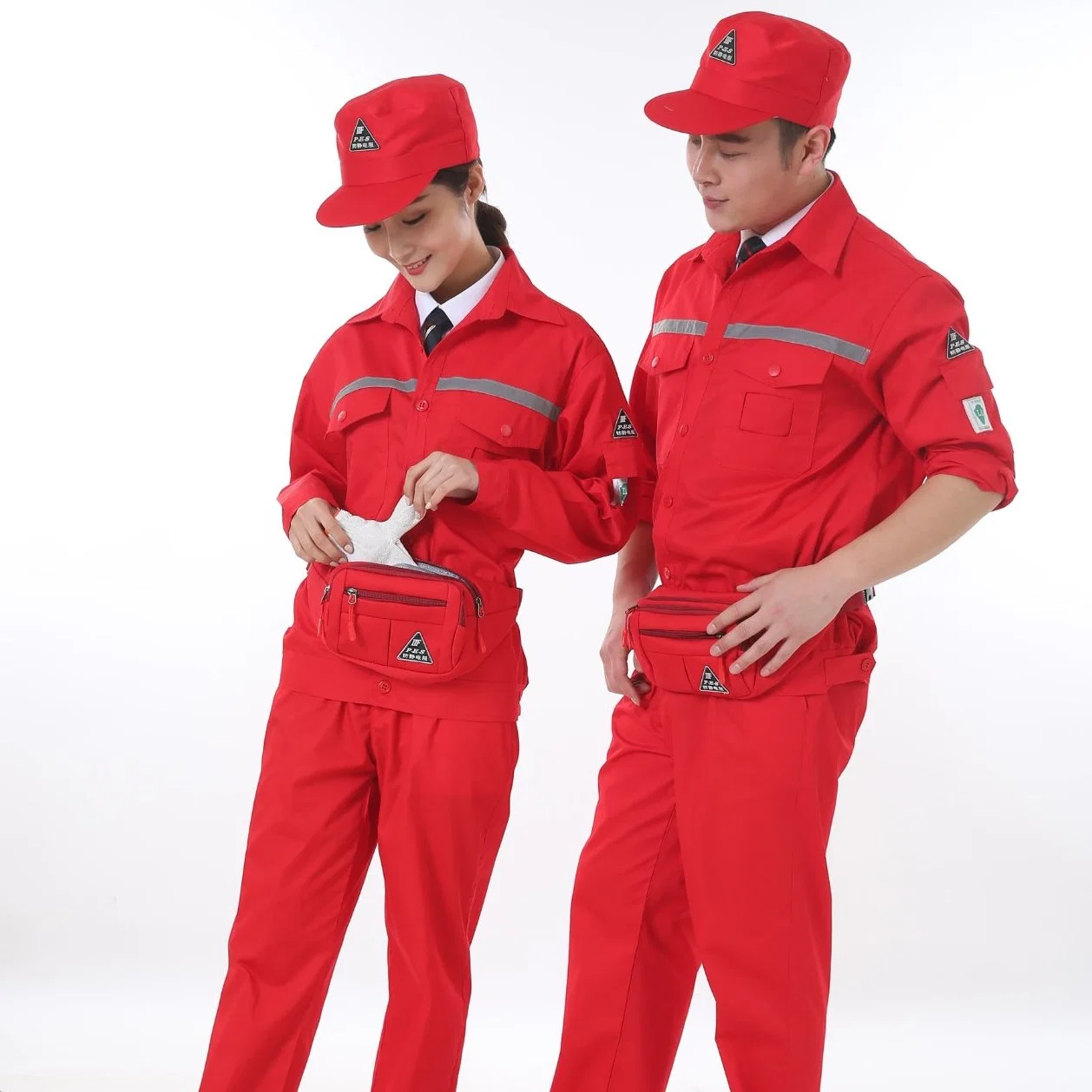 Miner Suit Factory Anti Static Clothing Work Shirt Suit Workwear with Hat