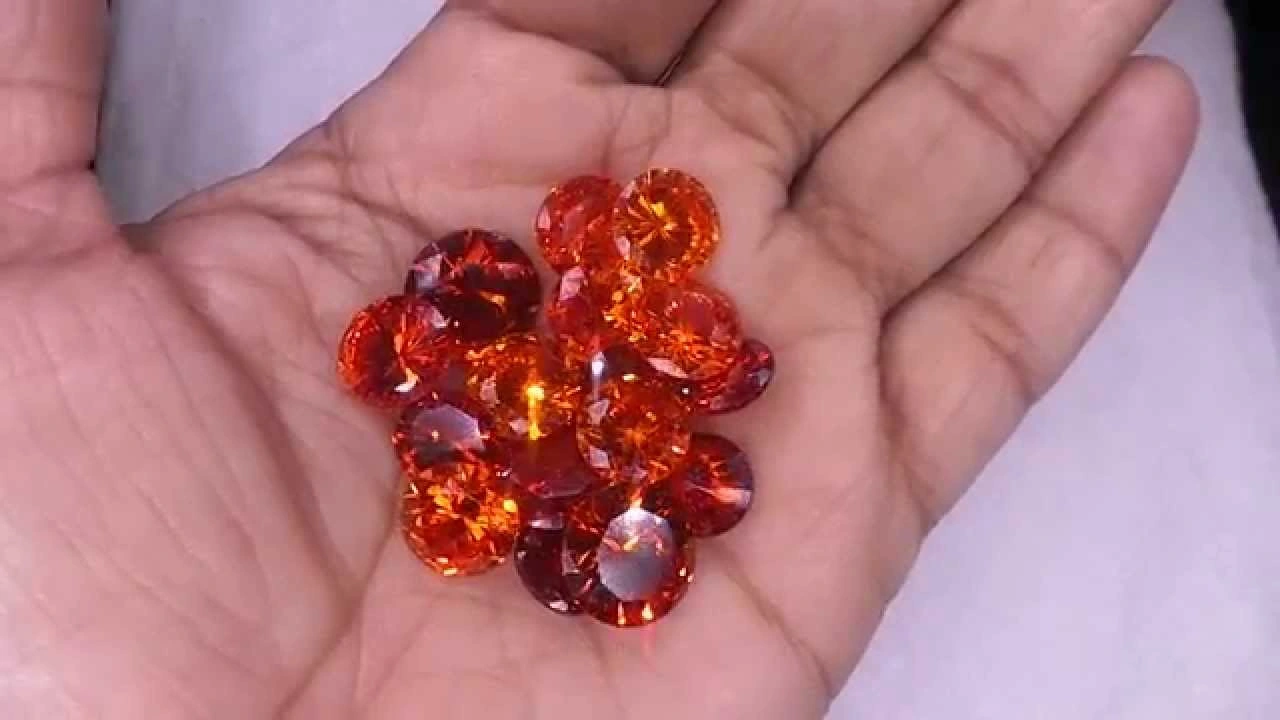 Orange Vvs1 CZ Jewelry for Earring