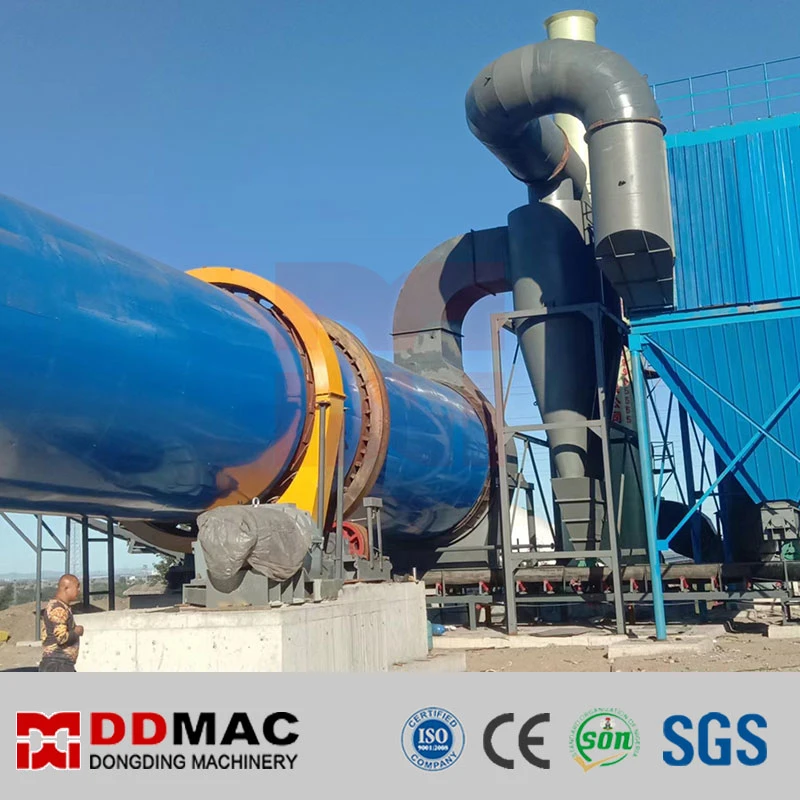 Industrial Silica Sand, Bentonite Clay, Kaolin, Limestone Clinker Drying Machinery, Industrial Rotary Dryer Machine