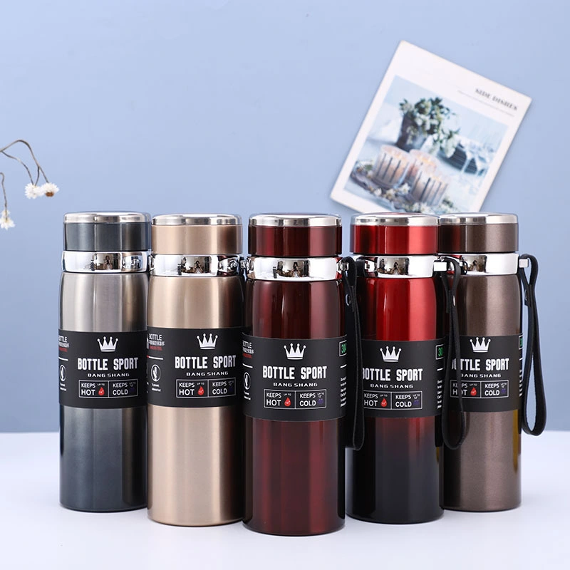 Outdoor Sports Water Portable Large Capacity Space Cup 316 Stainless Steel Thermos Customized Logo Wholesale/Supplier 600ml 800ml 1000ml