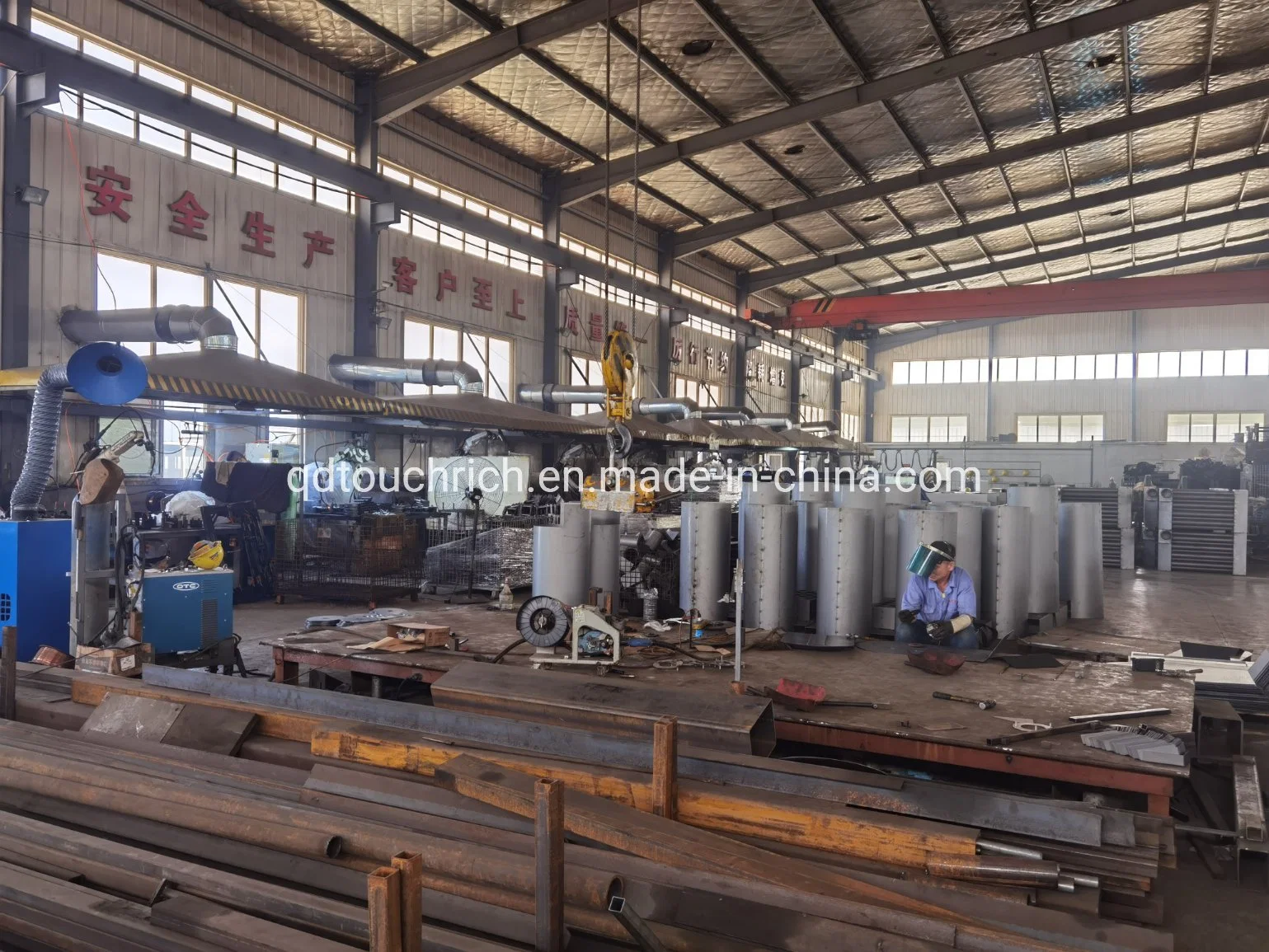 Metal Fabrication Heat Transfer Channel Fruit Vegetable Drying Machine