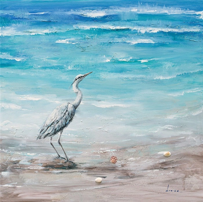 El arte de la pared de aves de mar Decoración pintura lienzo pintura al óleo