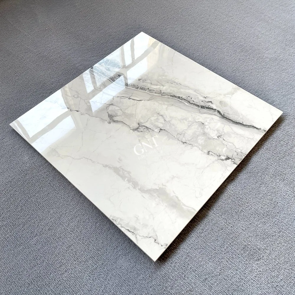 GNT 600X600 Белый мраморный пол плитка керамическое полированное Фарфоровые плитки