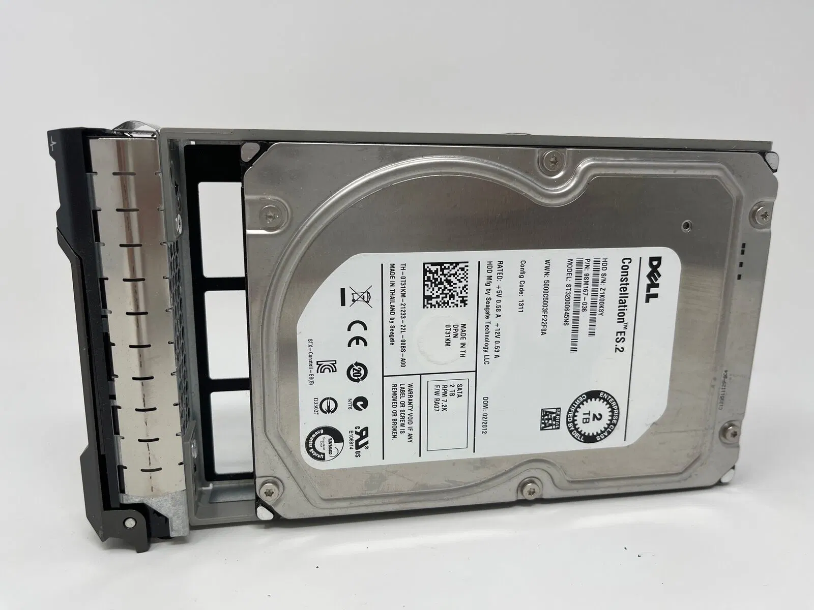 Chinese Manufacturer DELL 2tb 7.2K Rpm SATA 6gbps 512n 3.5in Hot-Plug Hard Drive Server
