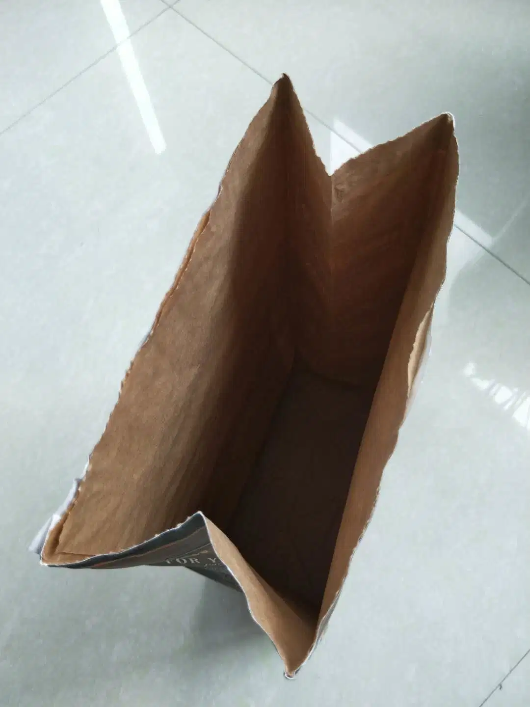 Doble capa de papel ecológico 3kg 5 kg de peso de la bolsa de carbón de bambú