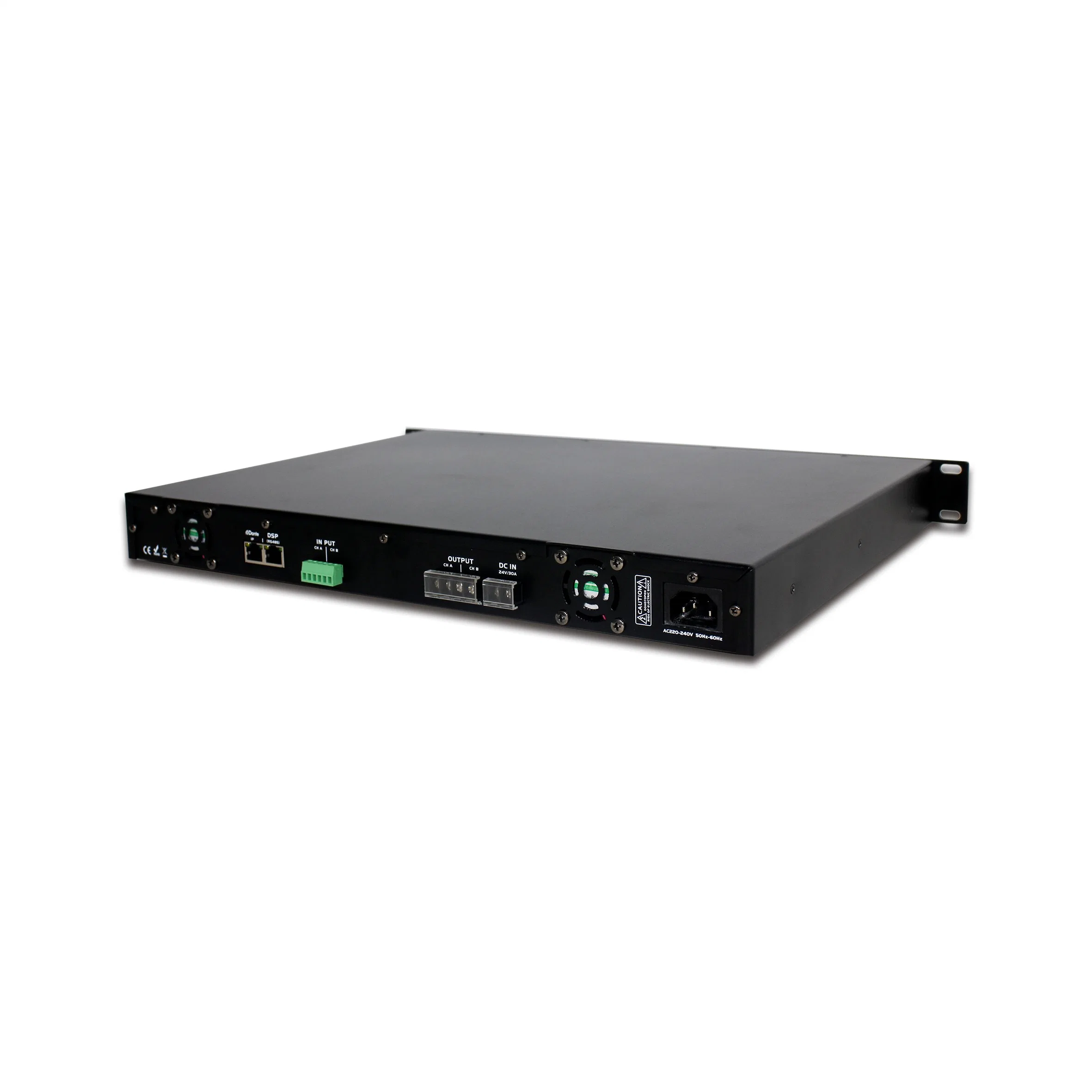 AMPLIFICATEUR DE puissance PRO 2 canaux 1u classe D avec Dante, IP, SIP, DSP en option