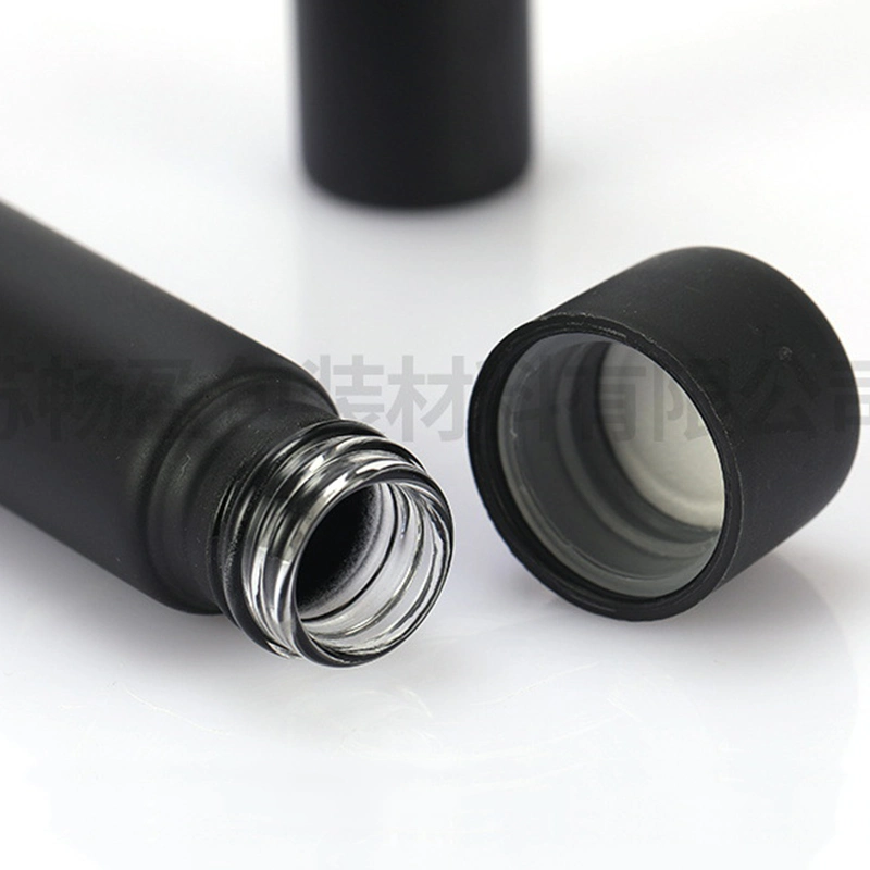 Custom Smooth Matte Black White Child Resistant Glass Tubes for Cigar Packaging