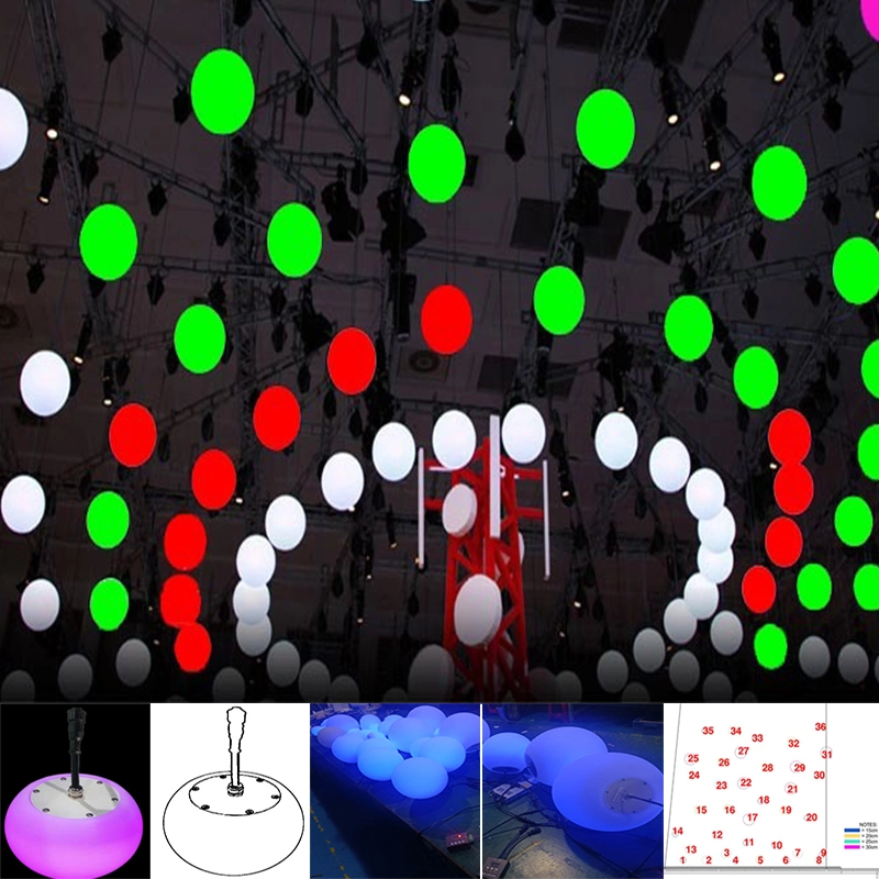 Мигающие цвета мяча при изменении ночное освещение сада лампы шаровой шарнир