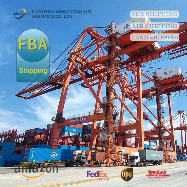 Wingocean Amazon Fba DDP DDU Sea Freight Shipping From China to USA