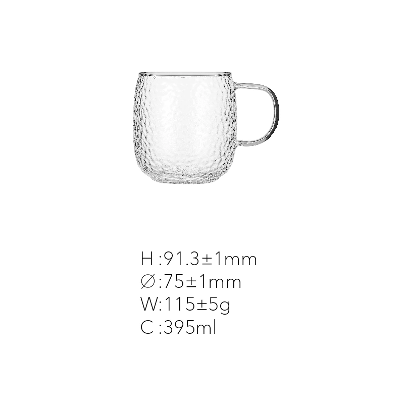 Vaso de Borosilicato de Alta calidad personalizado tazas de Café de vidrio té Tazas con mango
