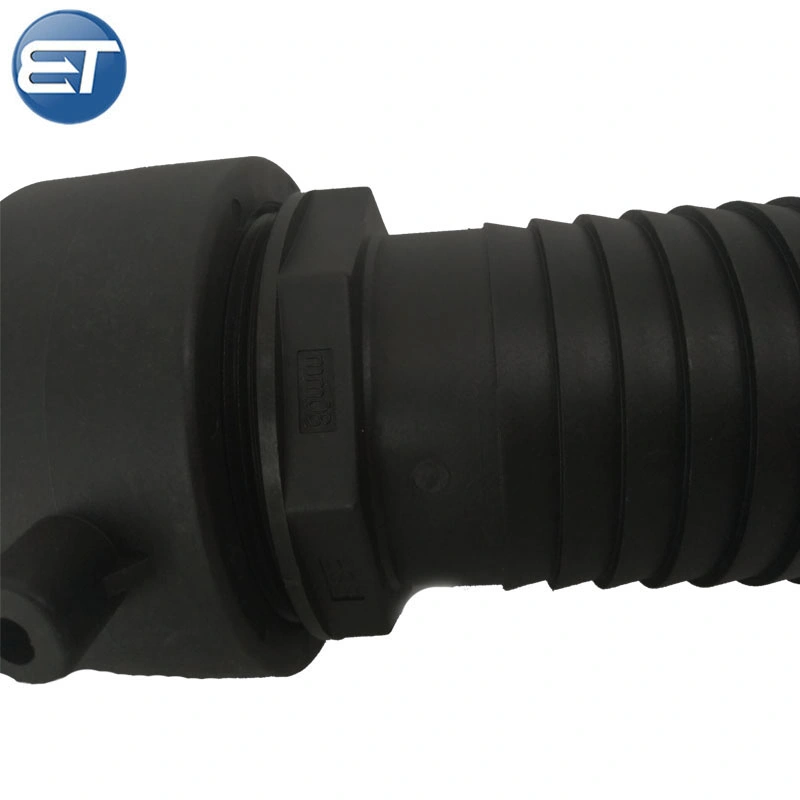 Light Weight PP Lug Black Pipe Fittings Hydraulic Hose with Compact Size