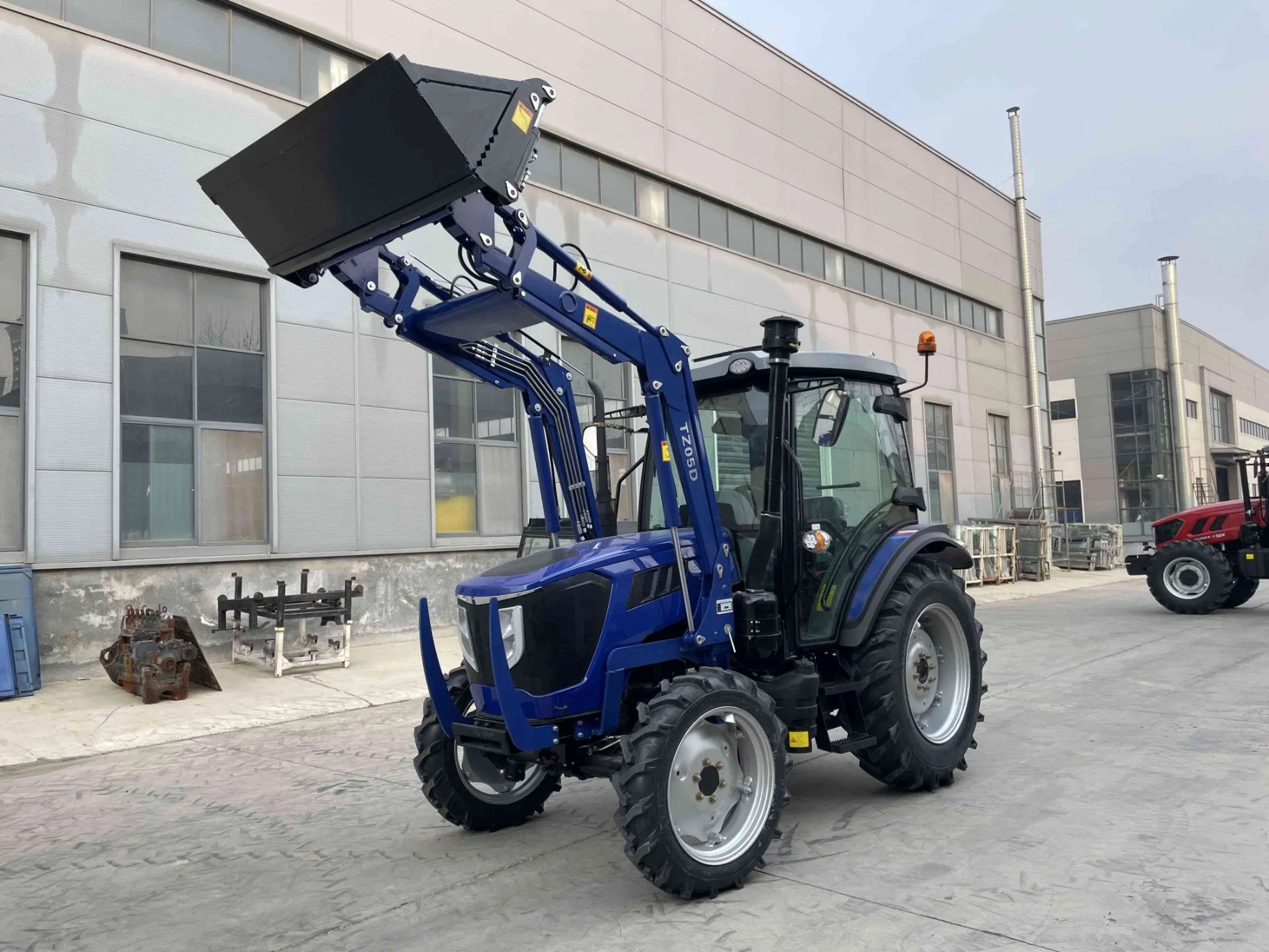 Agri Tracking 100HP 110HP 120HP 4WD Euro Five Engine Agricultural Farm Tractor with Front End Loader