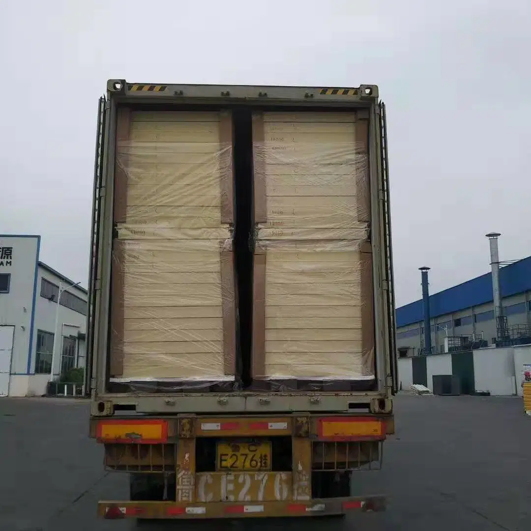 50kgs/M3 Density Recycling Lightweight Rock Mineral Wool Sandwich Board Panels for External Wall