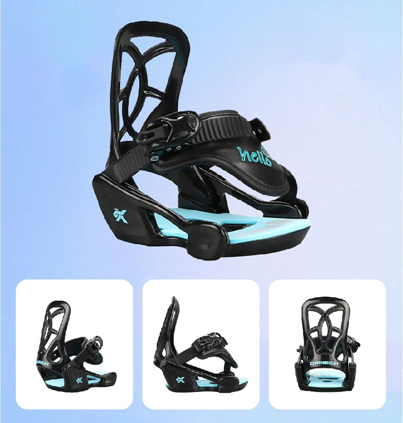 Hiworld Kid's Ski Binding Snowboards Quick-Wearing Bindings Outdoor Sports Ski Equipment