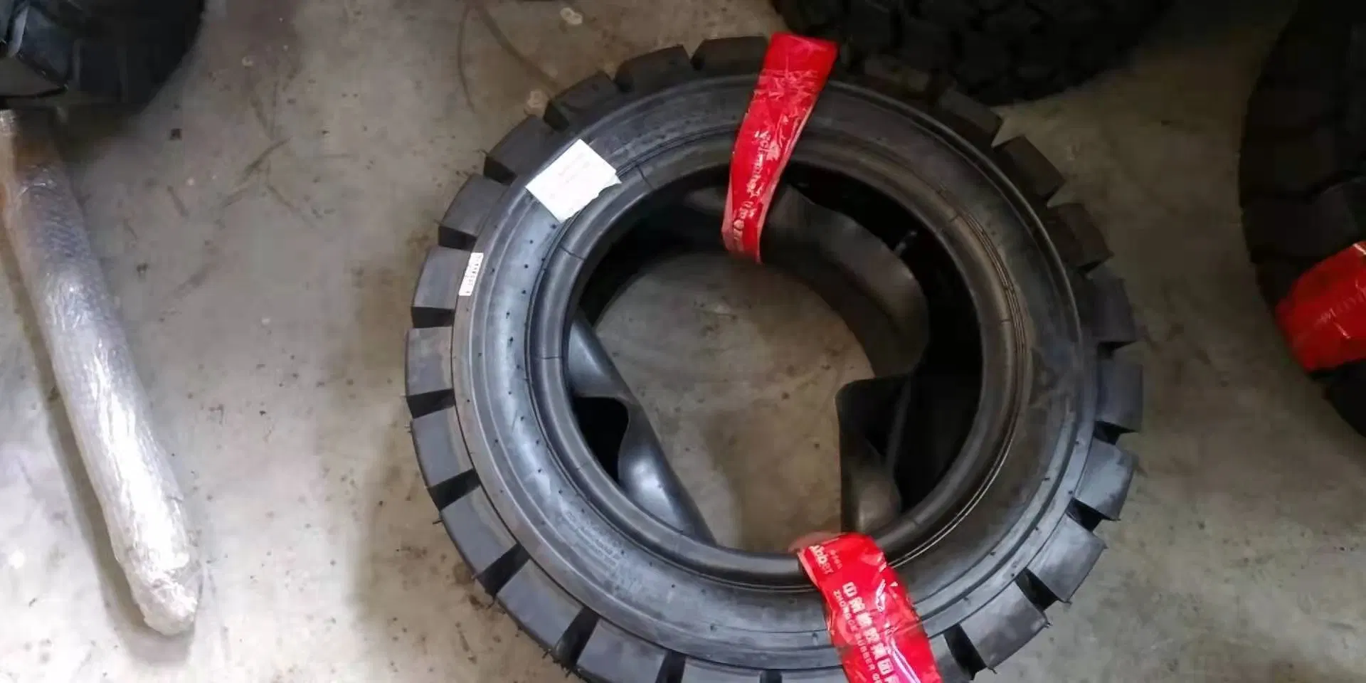 Forklift Part Chaoyang High quality/High cost performance  Solid Forklift Tyres 6.00-9