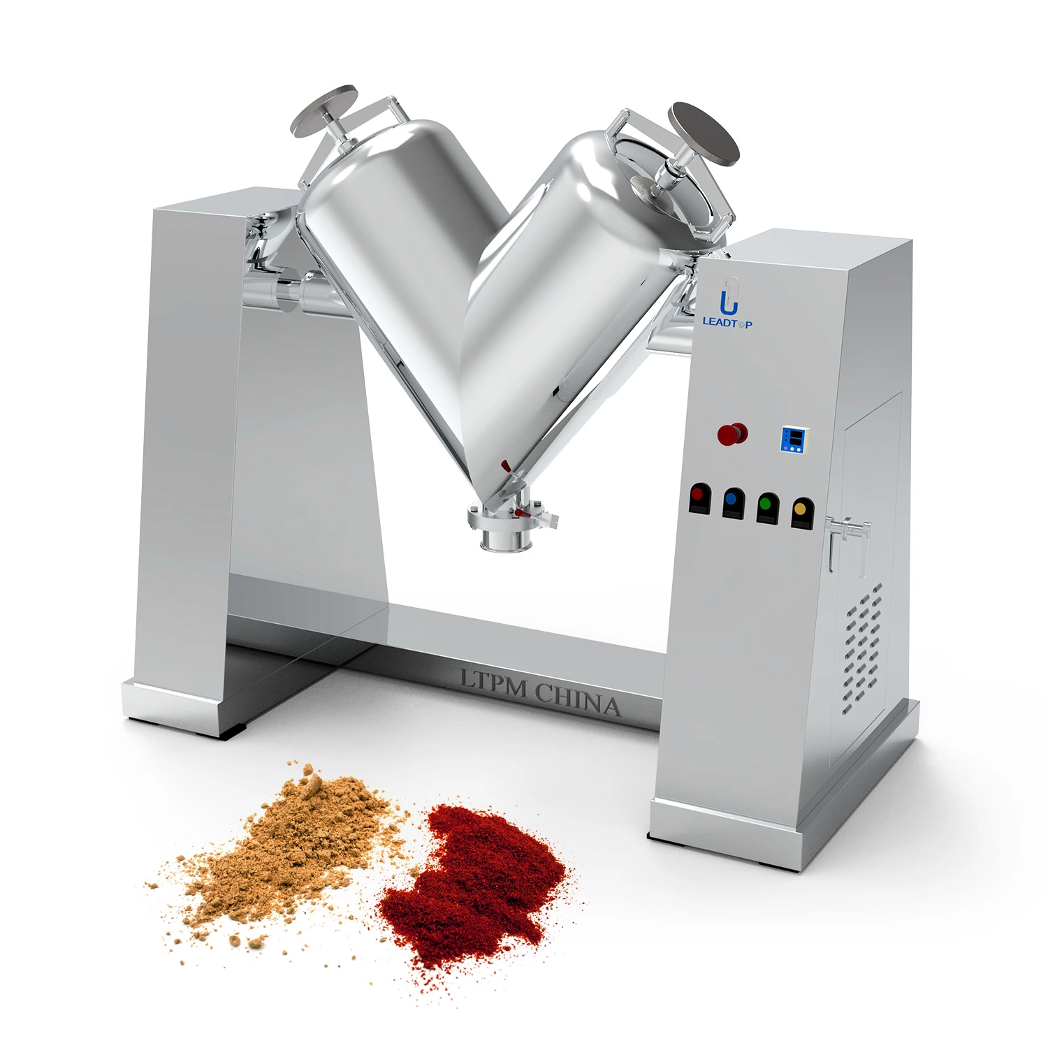 Industrial Laboratory Hopper Blender Medicine Powder Mixer
