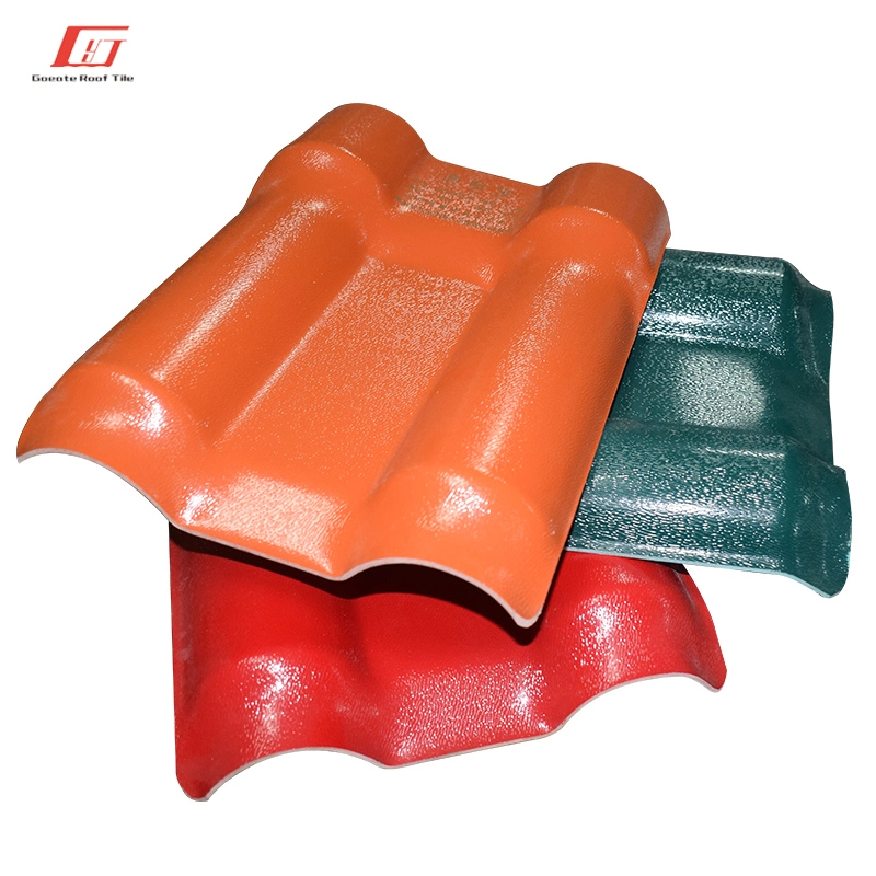 Plastic Spanish Style Building Materials Anti-Corrosion ASA Resin PVC Roofing/Roof Tile