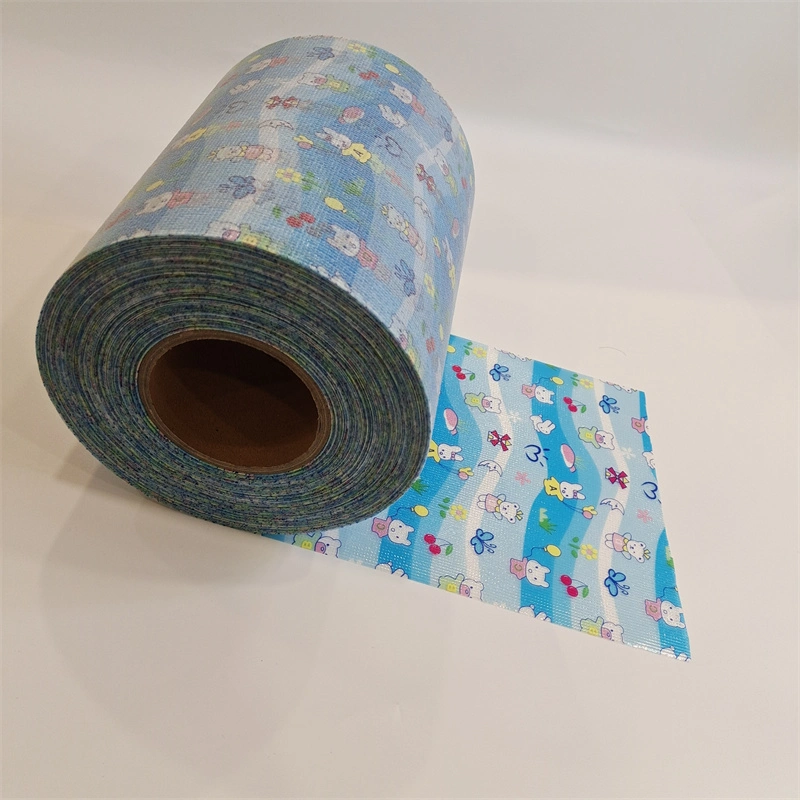 Raw Material Diaper Knitted Frontal Tape for Disposable Baby Diaper Making