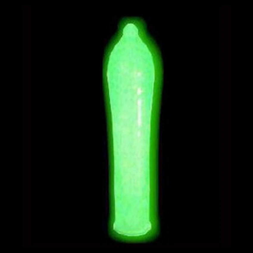 Man New Luminous Penis Sleeve Stimulate Sex Products Condom Glow in The Dark