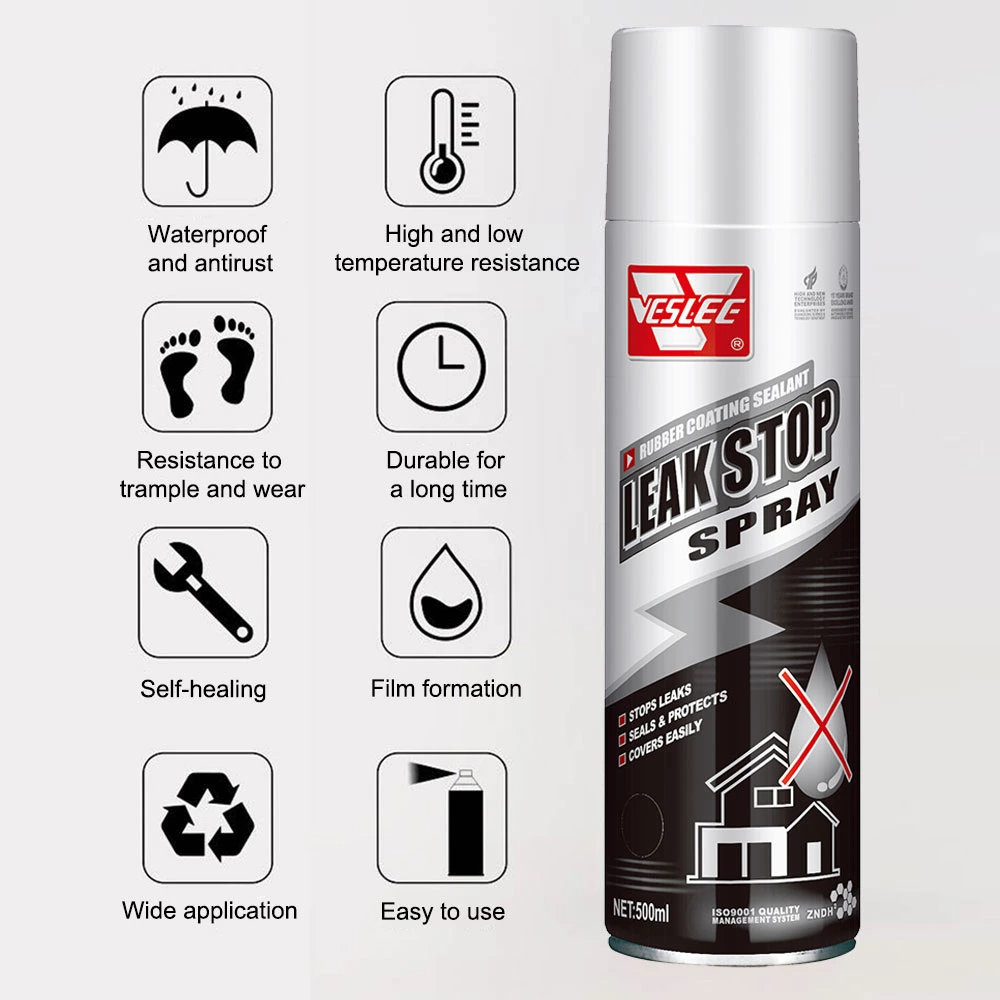 Multipurpose Use Good Adhesion Multi-Color Aerosol Leak Stop