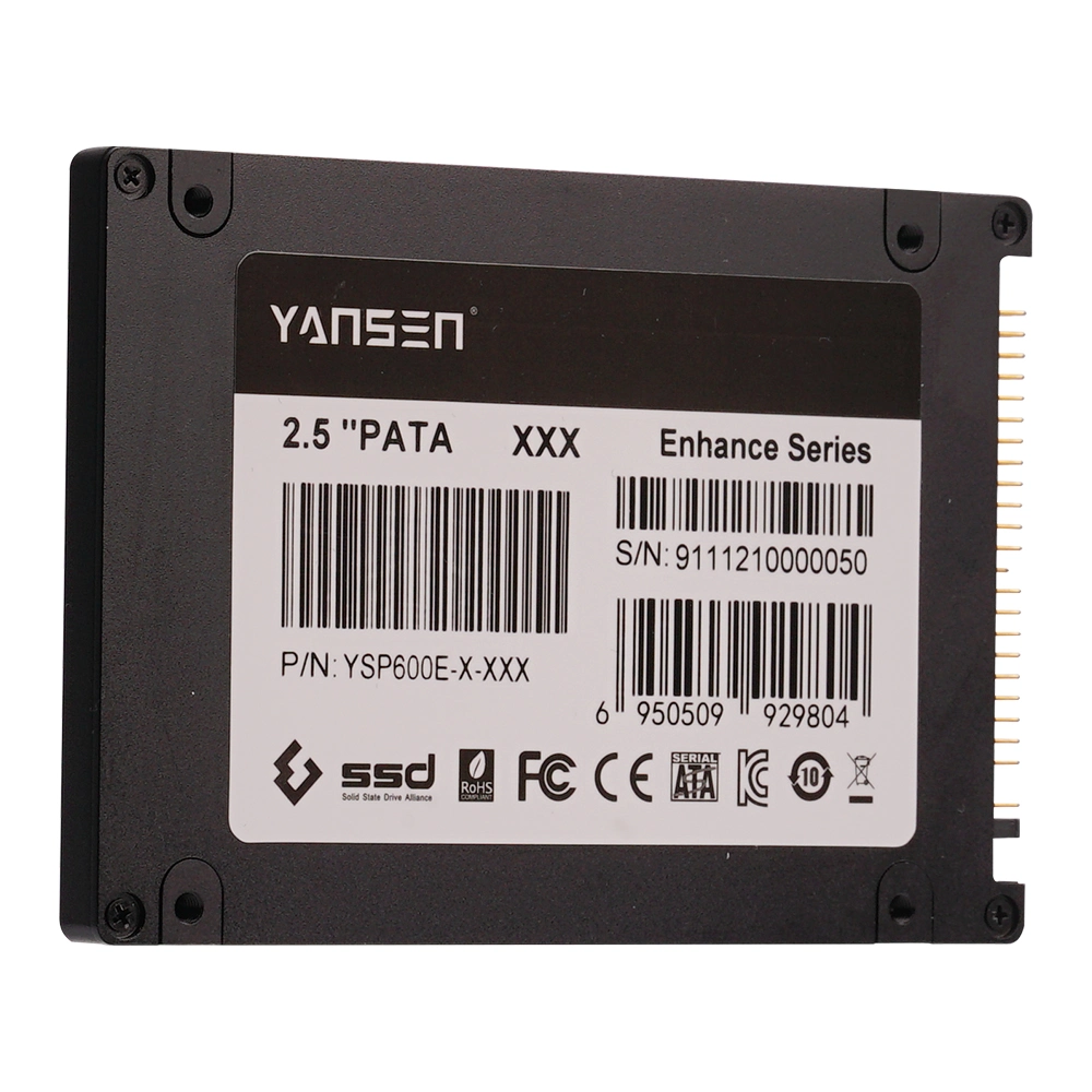 Yansen nuevo disco original de la temperatura amplia SSD de 2.5 PATA 16GB Disco duro unidad SSD para equipo industrial