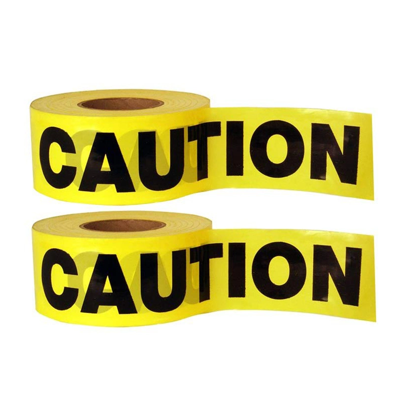 Hot Sale Factory Price Custom Barricade Detectable Marking PE Caution Warning Tape