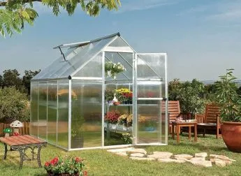 Polycarbonate Waterproof Garden Greenhouse Sunshade with Aluminum PC Greenhouse