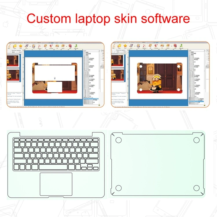 Laptop Sticker Printing Machine for Laptop Decoration