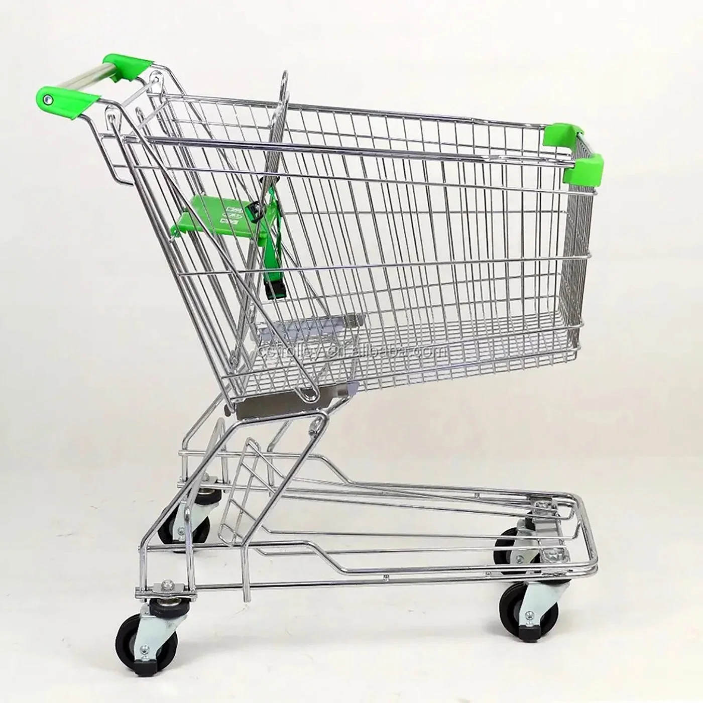 Bold Colored Metal Shopping Trolleys Build Brand Recognition