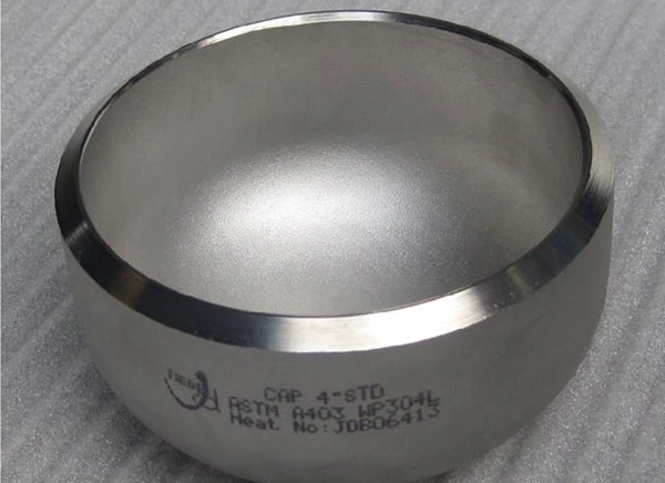 Custom Round 304 304L Stainless Steel Butt Weld Pipe Fitting End Cap