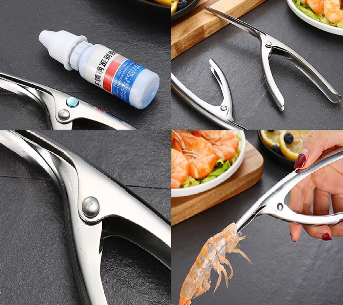 Crevettes couteau en acier inoxydable Deveiner Peeler Wbb10686