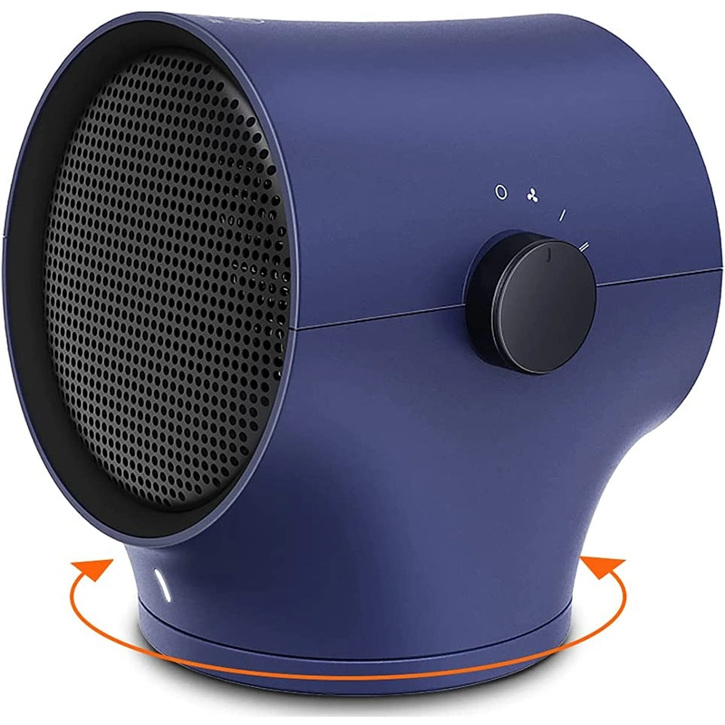 Wide Oscillating Ceramic PTC Personal Heater Wind Talk Portable Room Small Heater with Overheat and Tip-Over Protection