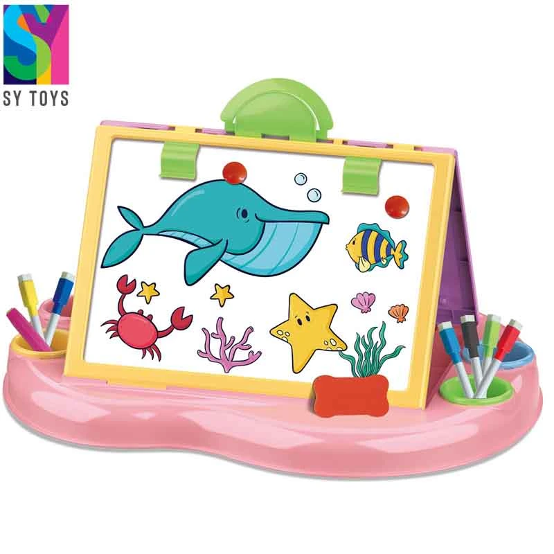 Sy 2 in 1 Drawing Board Kids Children Projector Toys Other Educational Painting Magnetic Drawing Board Toy for Kids