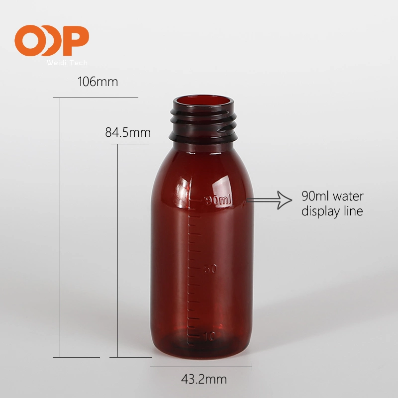 90ml Plastikflasche Haustier Flasche