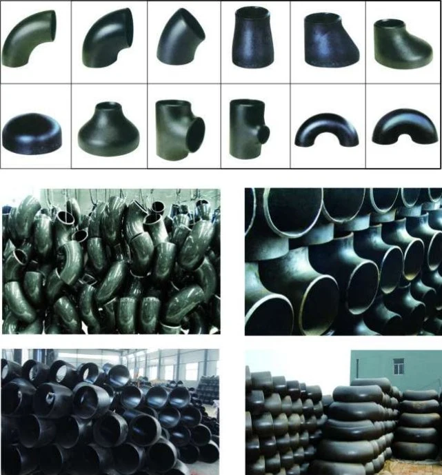 Hebei Butt Weld Pipe Fitting Seamless Sch20, Sch40, Sch80 Welded Elbows Lr /Sr Elbow Tee/ Reducer Pipe Fitting and Forged Flange API 5L