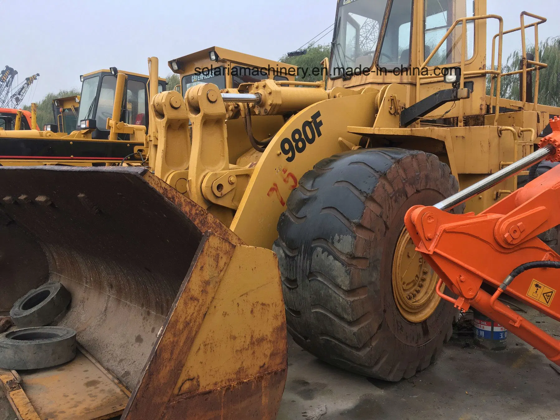 Usados na Cat 980f carregadora de rodas Caterpillarr Original 980f