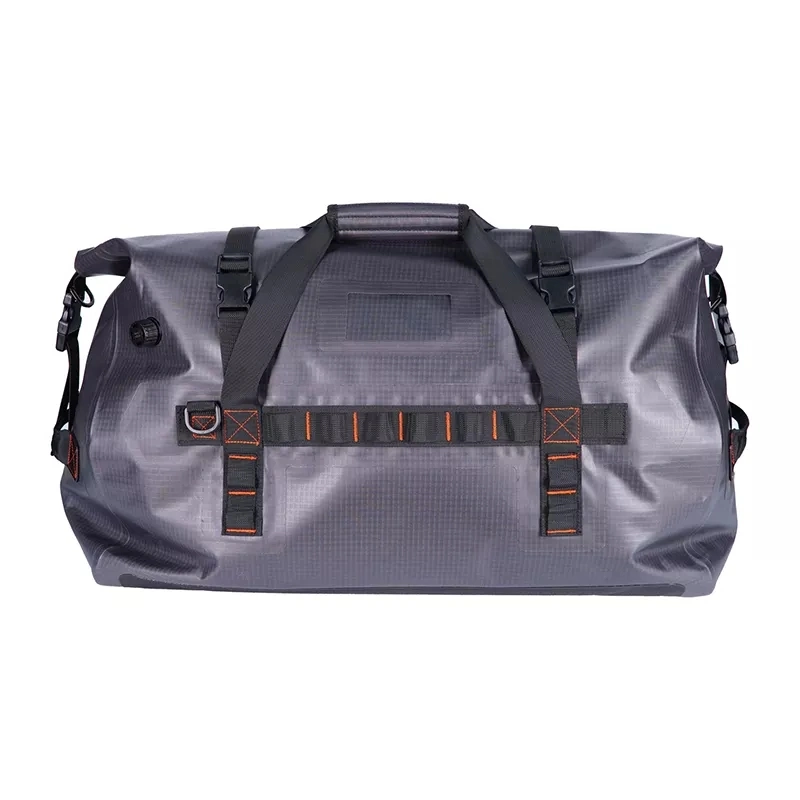 Capacity Travel Bag Duffel Bag Sport Gym Waterproof Black Light Blue Dark OEM Customized