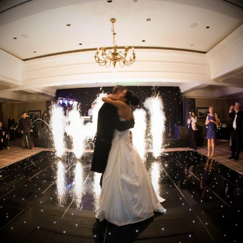 Black White Mixed Color LED Starlit Floor for Wedding