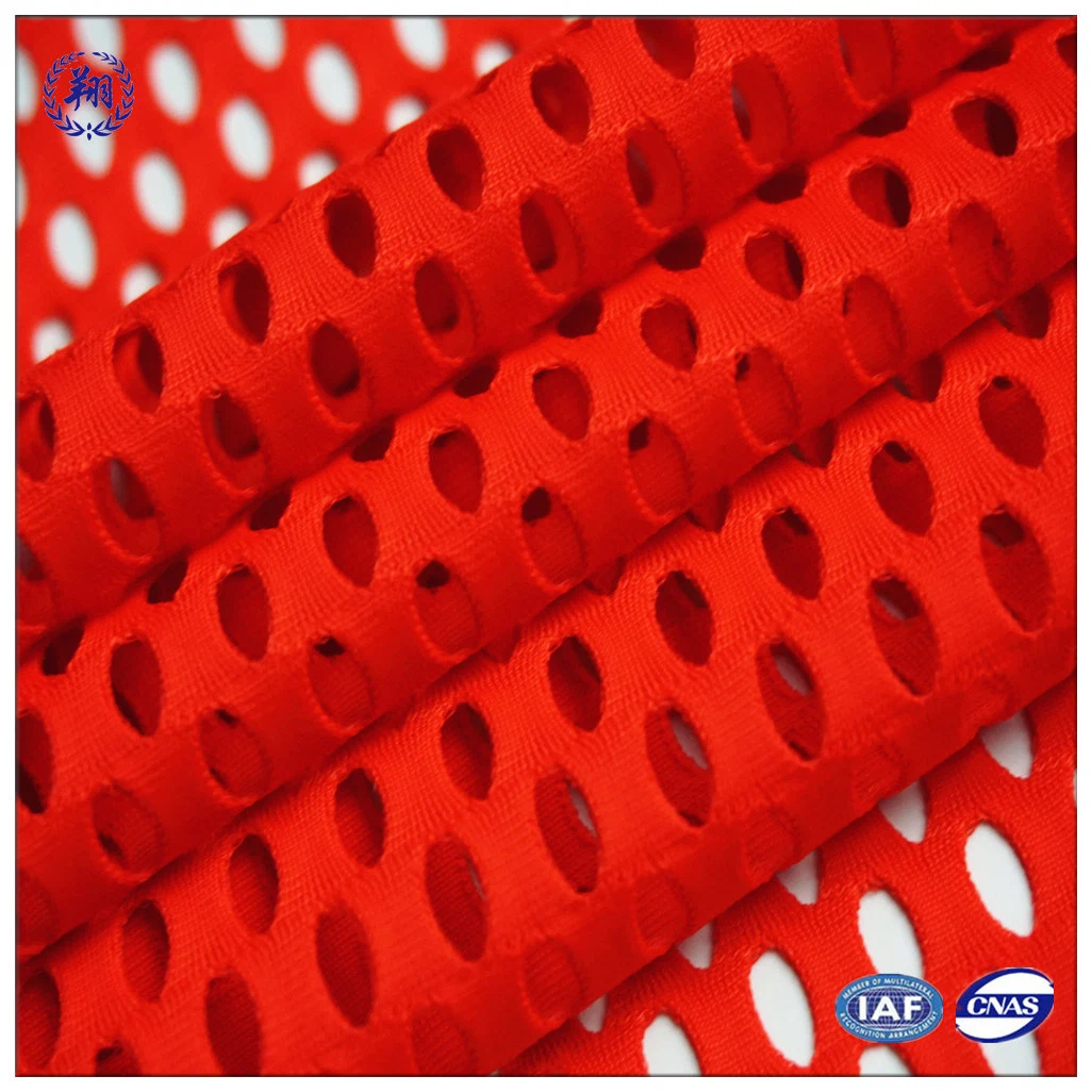 86% Nylon 14% Spandex Plain Nude Chemical Mesh Fabric