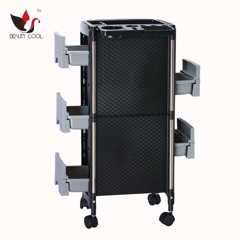 Beautycool New Design Salon Furniture Plastic Barber Trolley