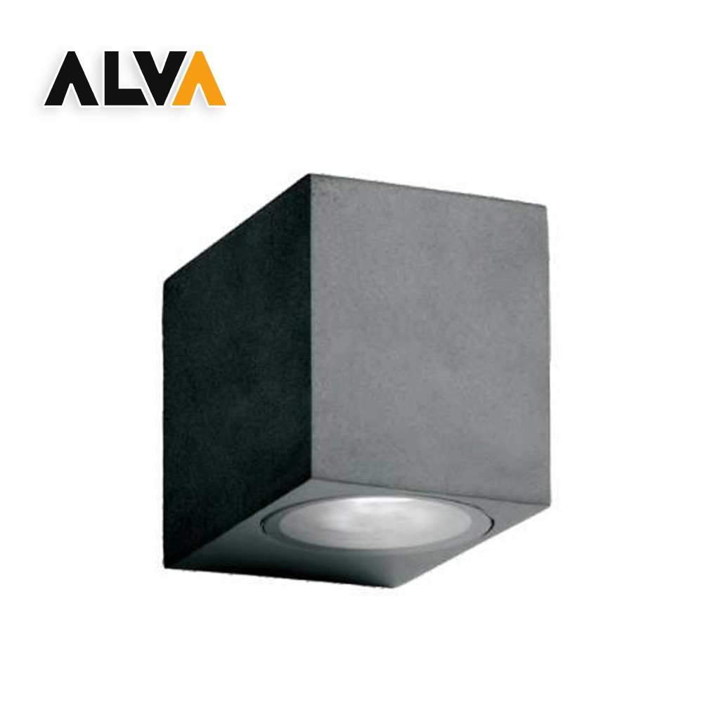 De plástico o aluminio blanco cálido Alva / Jardín de luz LED de pared OEM